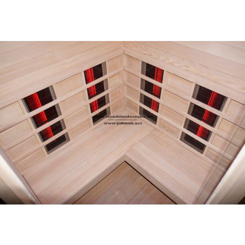 Jade Infra szauna sarok modell 127x127x190 cm