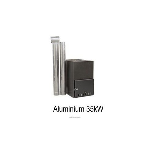 Külső kályha Aluminium 35KW Dézsa 