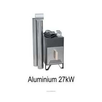 Külső kályha Dézsa Aluminium 27 Kw