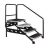   Lépcső SWSS4-GR Swimspa Step4-Coastal Grey, including risers & handles