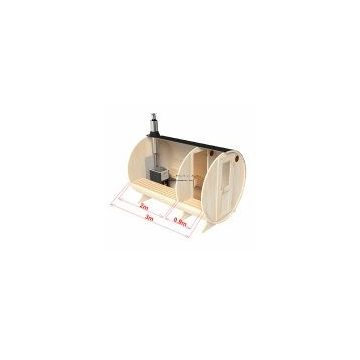 HORDÓ SZAUNA+ÖLTÖZŐ S3P THERMOWOOD 2 M ÁTMÉRŐJŰ++