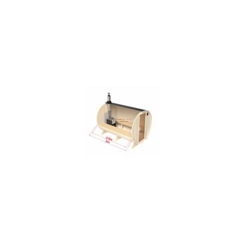 HORDÓ SZAUNA S3 THERMOWOOD 2 M ÁTMÉRŐJŰ ++